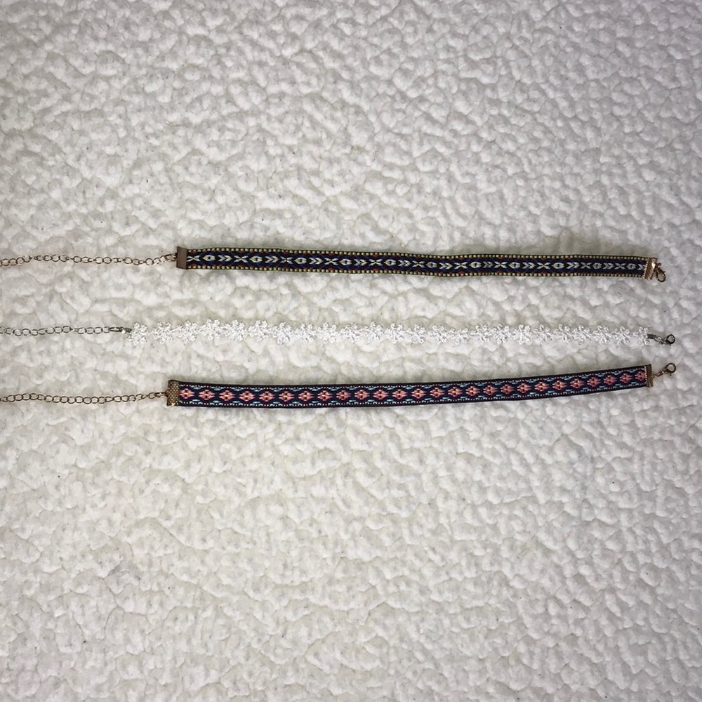 Choker necklaces